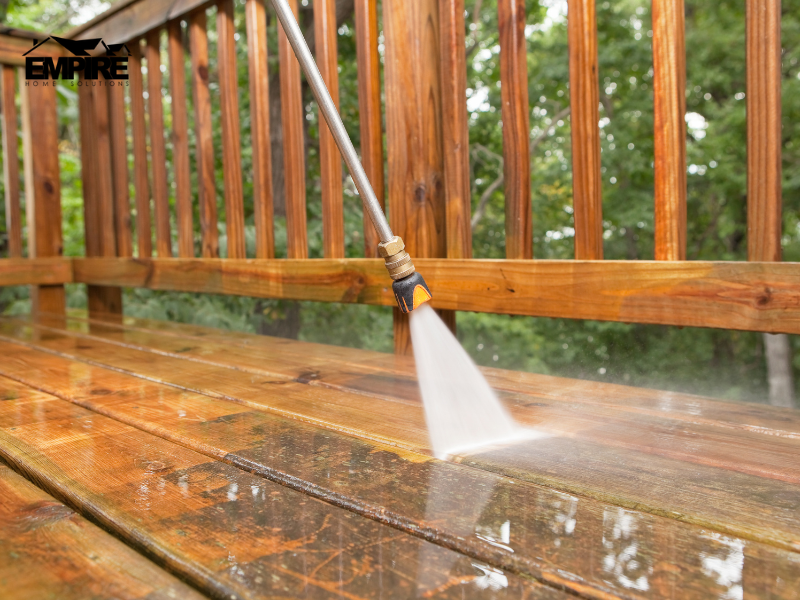 deck cleaning