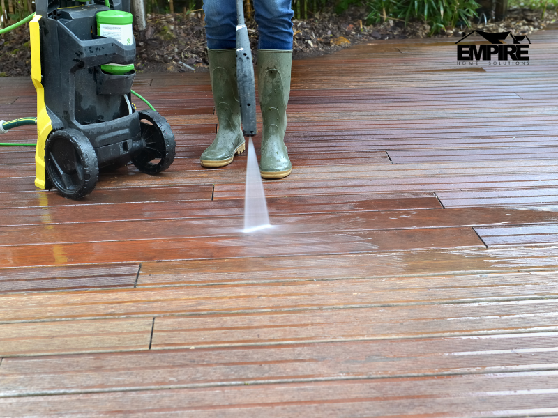 deck staining services near me