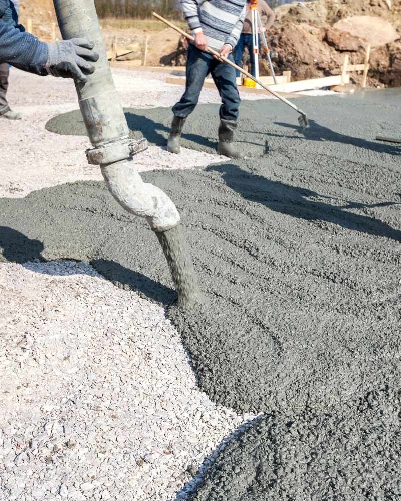 concrete popuring image 2