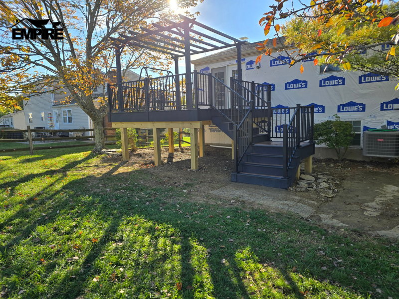 composite decking installation