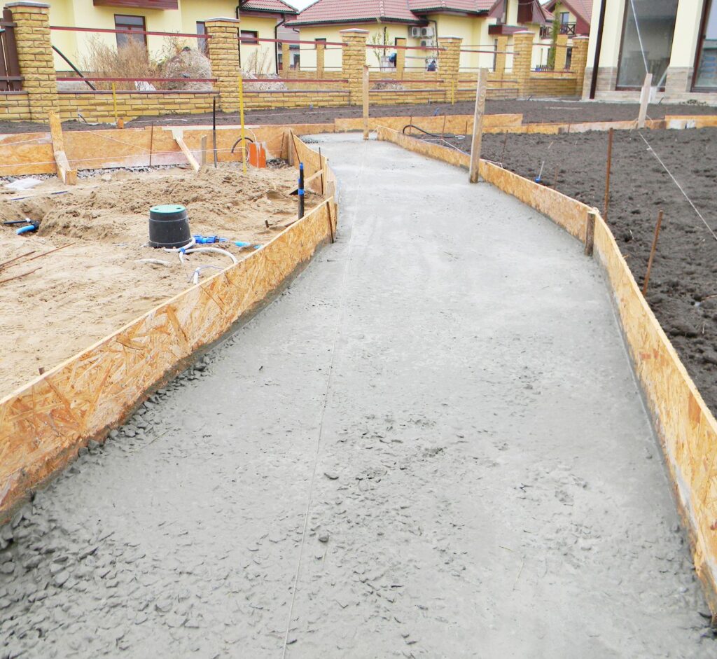 Our Concrete Walkway Installation Process