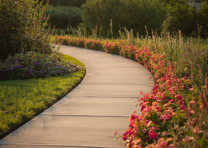 Concrete walkway 2