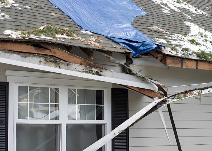 storm damage roof repair Amelia OH
