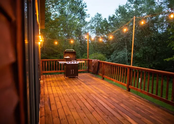 wood deck installation