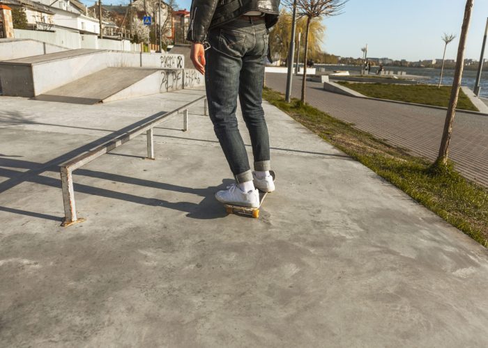 concrete walkaway